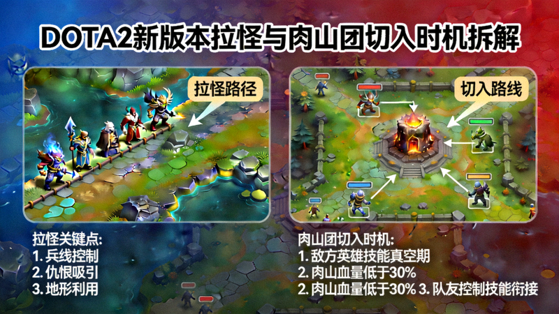 DOTA2新版本拉怪与肉山团切入时机拆解配图